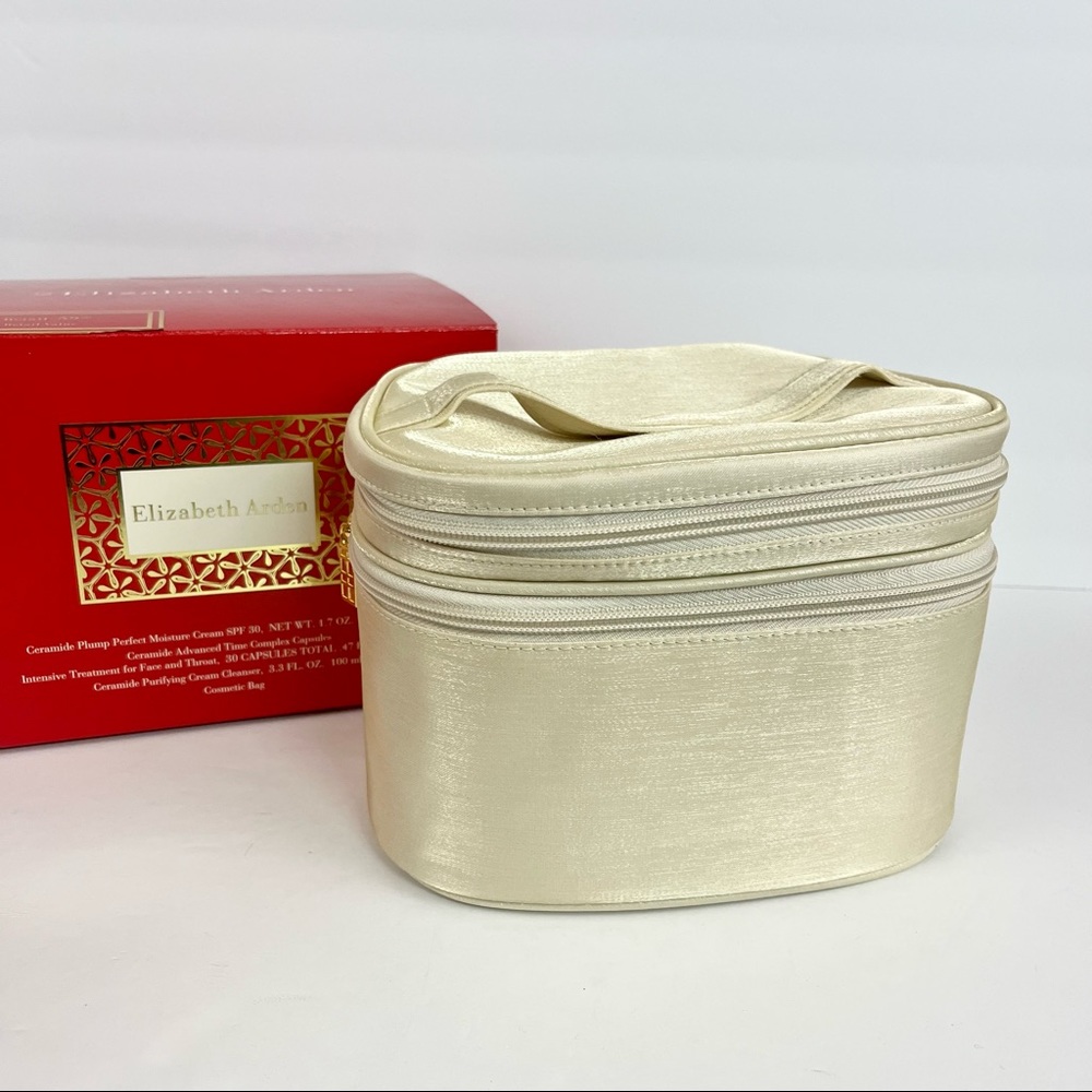 Elizabeth Arden Ivory Cosmetic Case